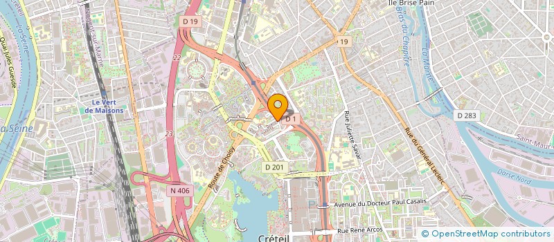 localisation de l'entreprise MADAME SALMA EL HASSNAOUI  CRETEIL