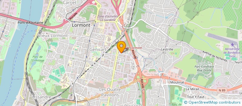 localisation de l'entreprise MADAME SALMA HABBAB  LORMONT