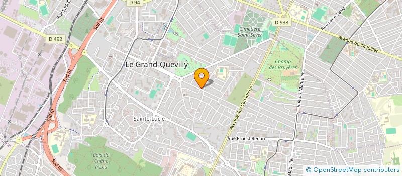 localisation de l'entreprise MADAME SALMA HATAM  LE GRAND-QUEVILLY