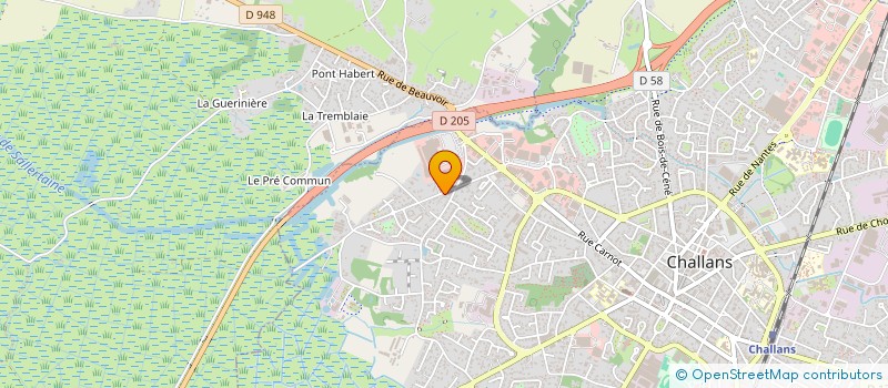 localisation de l'entreprise MADAME SALMA KERROUM à CHALLANS