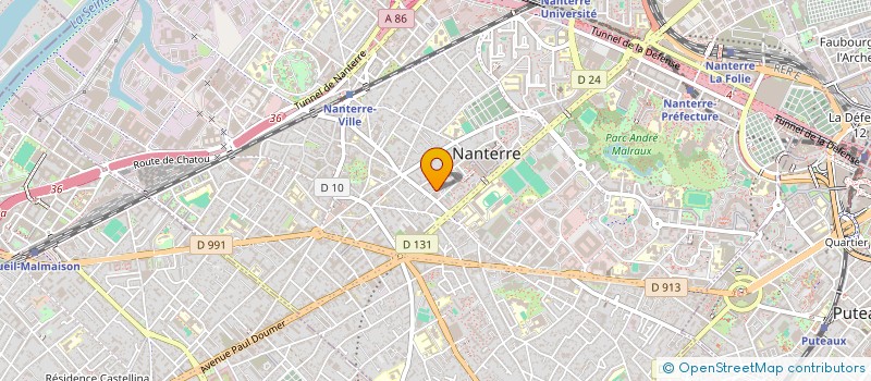 localisation de l'entreprise MADAME SALMA LAHRICHI  NANTERRE