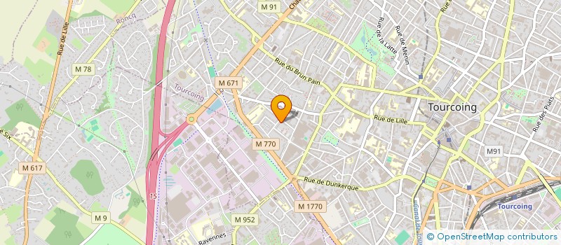 localisation de l'entreprise MADAME SALMA LAMARA  TOURCOING