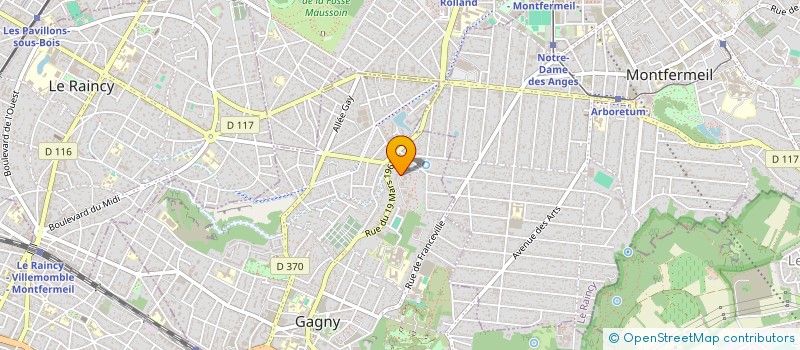 localisation de l'entreprise MADAME SALMA MIMOUN à GAGNY