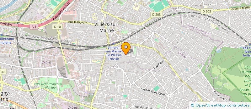 localisation de l'entreprise MADAME SALMA MOUAKHER  VILLIERS-SUR-MARNE