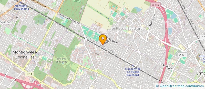 localisation de l'entreprise MADAME SALMA OUCHNA à LE PLESSIS-BOUCHARD