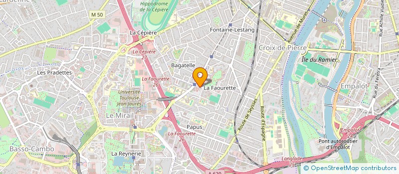 localisation de l'entreprise MADAME SALMA RACHIDI  TOULOUSE