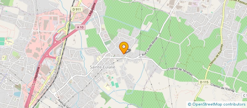 localisation de l'entreprise MADAME SALMA SAJAR  SAINTE-EULALIE