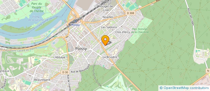 localisation de l'entreprise MADAME SALMA SENTISSI à POISSY