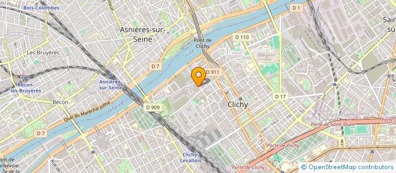 localisation de l'entreprise MADAME SALMA SOUNDARDJEE à CLICHY