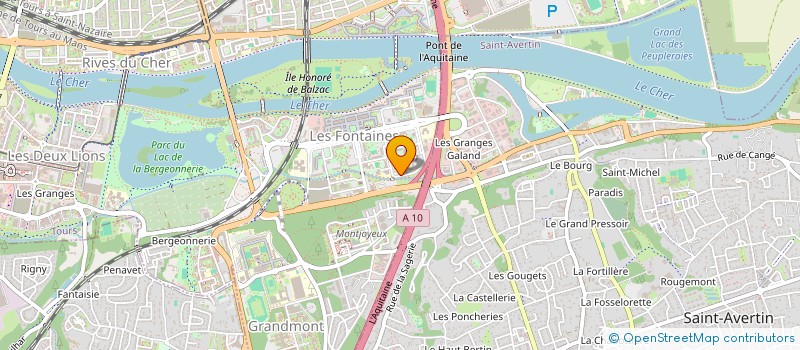 localisation de l'entreprise MADAME SALMA TOUKABRI  TOURS