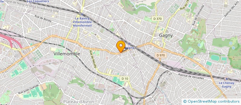 localisation de l'entreprise MADAME SALMA ZAIDI  VILLEMOMBLE