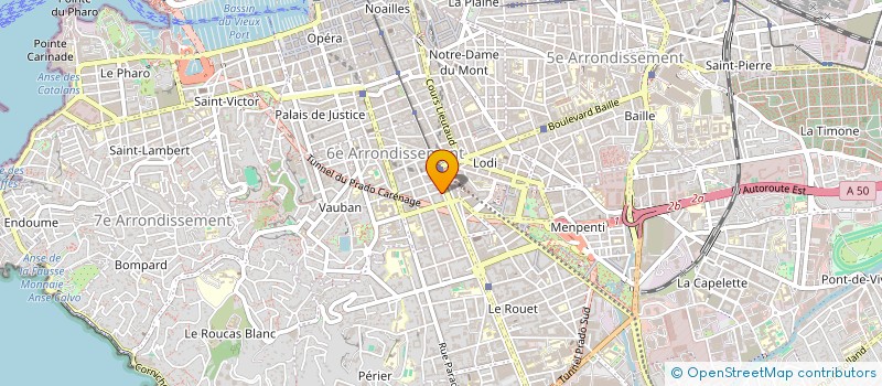 localisation de l'entreprise MADAME SALMA ZEGLAOU  MARSEILLE