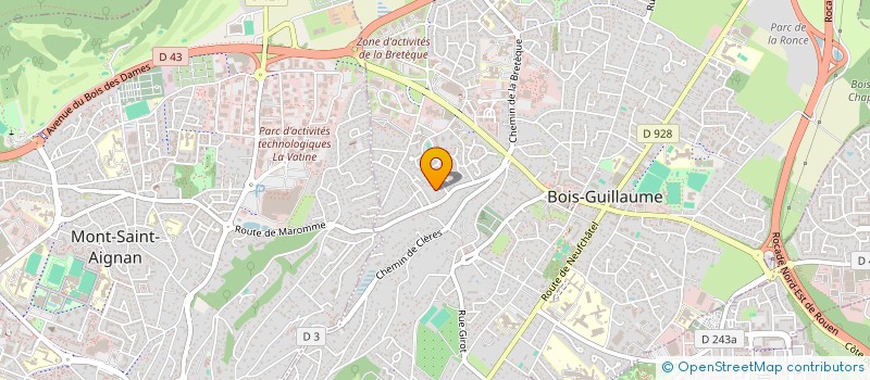localisation de l'entreprise MADAME SALOA ABDELHAK à BOIS-GUILLAUME