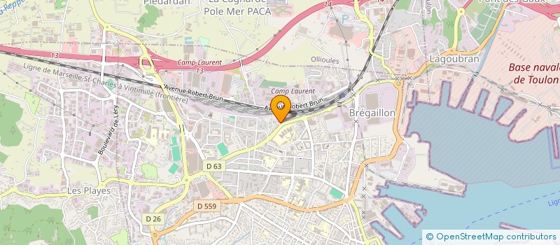 localisation de l'entreprise MADAME SALOHINARIVONY RAZAKASOAVINA  LA SEYNE-SUR-MER