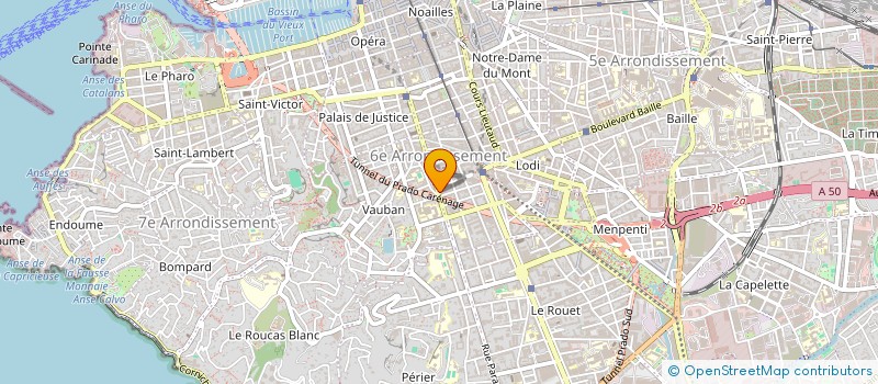 localisation de l'entreprise MADAME SALOM MICHEL à MARSEILLE