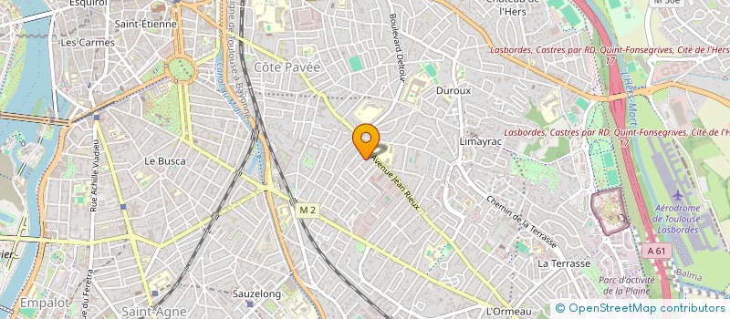 localisation de l'entreprise MADAME SALOME ARNAEZ CARON  TOULOUSE