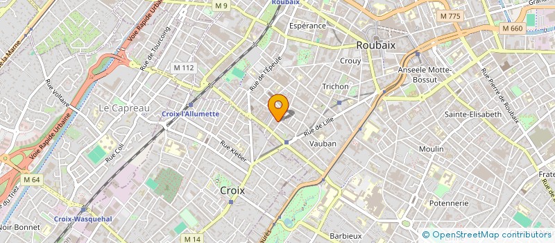 localisation de l'entreprise MADAME SALOME ASAD  ROUBAIX