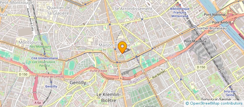 localisation de l'entreprise MADAME SALOME BAHARI  PARIS