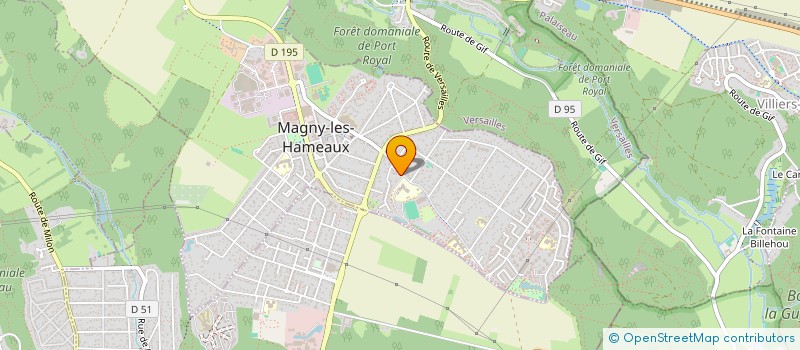 localisation de l'entreprise MADAME SALOME BELLIN à MAGNY-LES-HAMEAUX