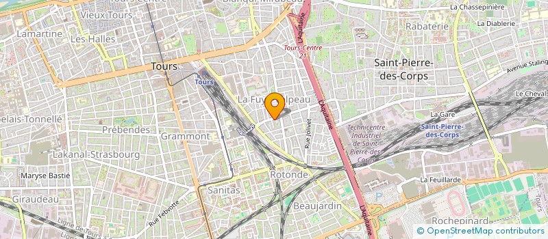 localisation de l'entreprise MADAME SALOME BERGER  TOURS