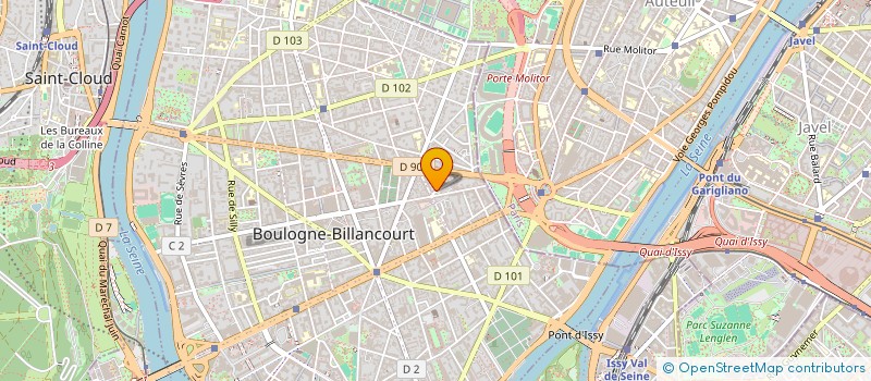 localisation de l'entreprise MADAME SALOME BERNATAS à BOULOGNE-BILLANCOURT