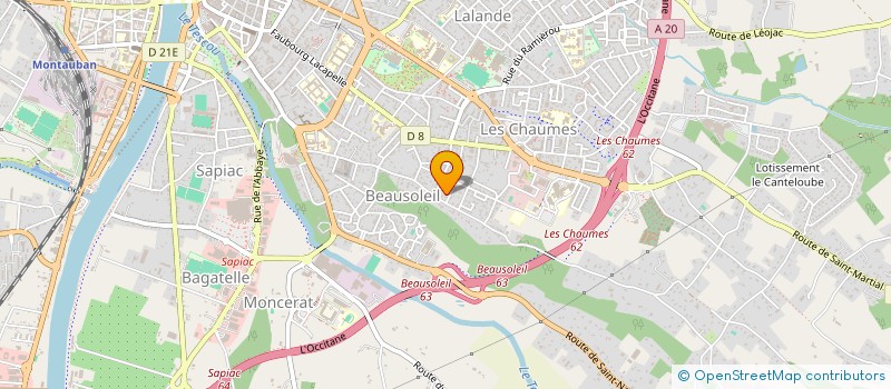 localisation de l'entreprise MADAME SALOME BILHERAN à MONTAUBAN