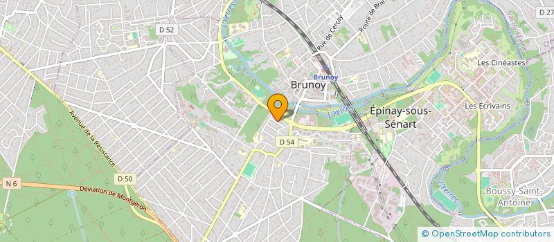 localisation de l'entreprise MADAME SALOME BOUAZIZ à BRUNOY