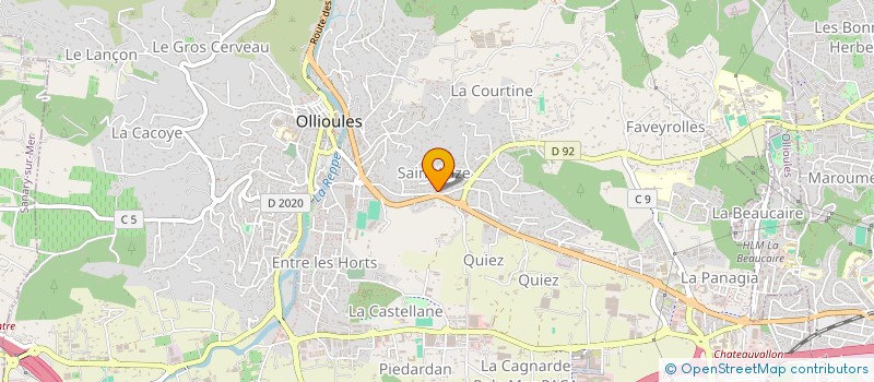 localisation de l'entreprise MADAME SALOME BREVAL à OLLIOULES