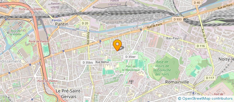 localisation de l'entreprise MADAME SALOME BRUNET  PANTIN