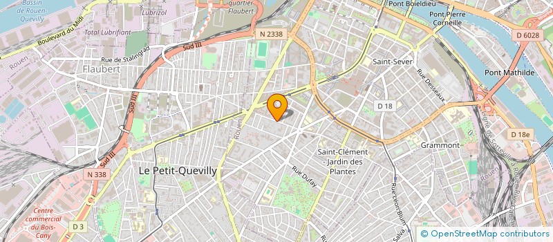 localisation de l'entreprise MADAME SALOME BUEB à ROUEN