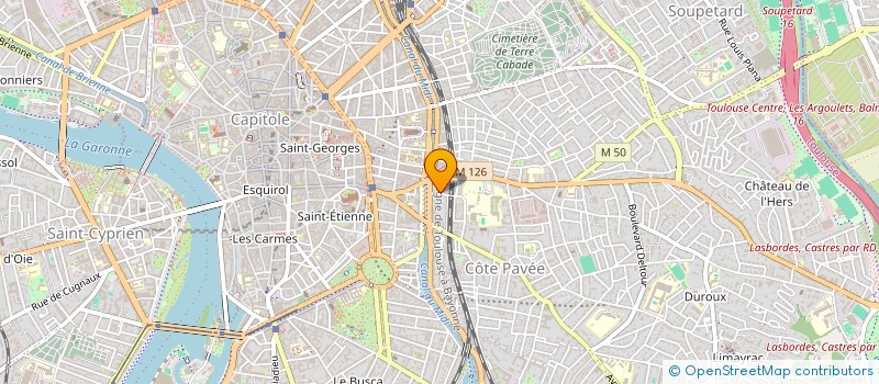 localisation de l'entreprise MADAME SALOME CARDOSO GOMES  TOULOUSE