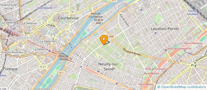 localisation de l'entreprise MADAME SALOME CHELLI à NEUILLY-SUR-SEINE