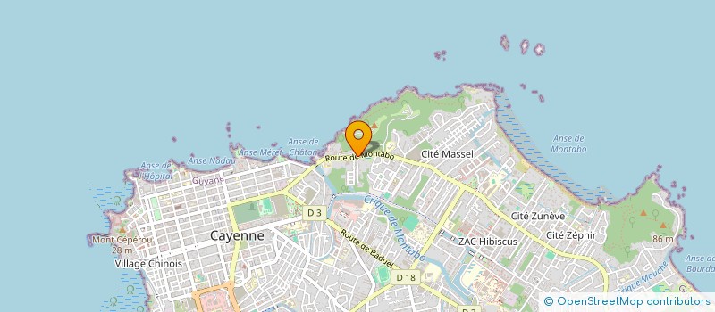 localisation de l'entreprise MADAME SALOME CHONG-SIT  CAYENNE