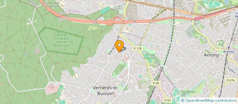 localisation de l'entreprise MADAME SALOME CHRISTINY à VERRIERES-LE-BUISSON
