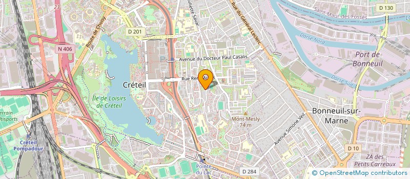 localisation de l'entreprise MADAME SALOME COHEN  CRETEIL