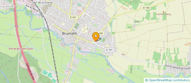 localisation de l'entreprise MADAME SALOME COSTANTINO  BRUMATH