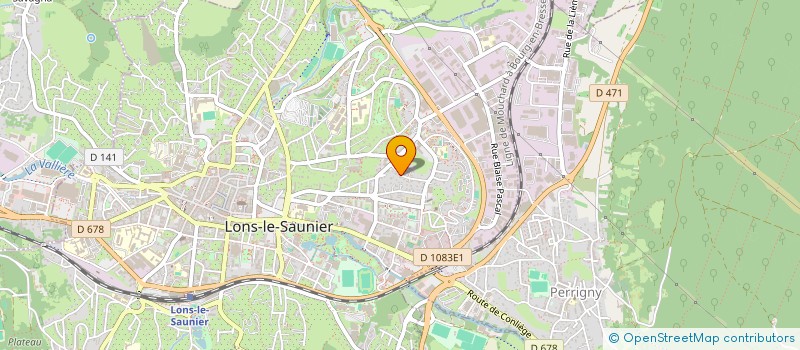 localisation de l'entreprise MADAME SALOME COULON à LONS-LE-SAUNIER