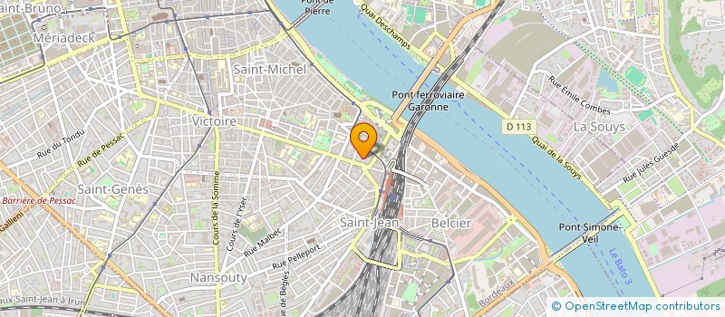 localisation de l'entreprise MADAME SALOME CRANSAC  BORDEAUX