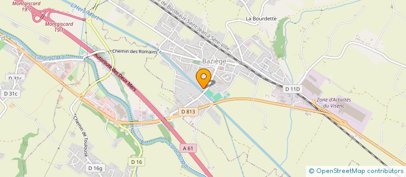 localisation de l'entreprise MADAME SALOME DAGUES  BAZIEGE