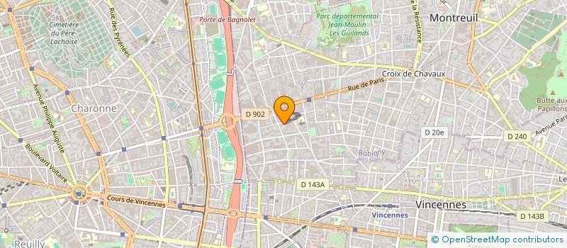 localisation de l'entreprise MADAME SALOME DAVID à MONTREUIL