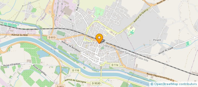 localisation de l'entreprise MADAME SALOME DEAUZE DELPOUYS  VALENCE