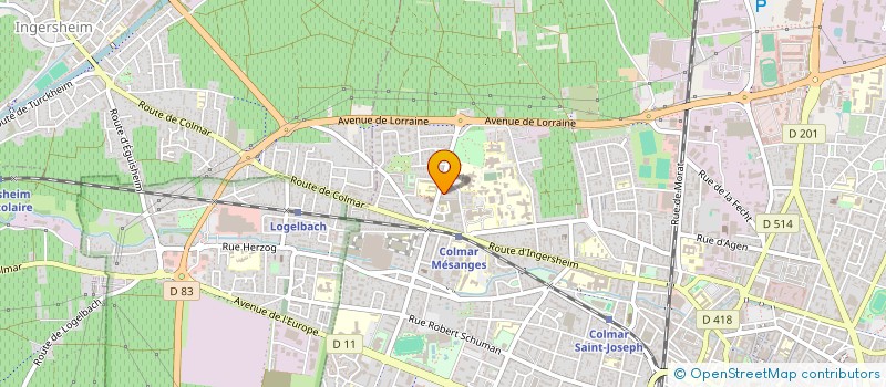 localisation de l'entreprise MADAME SALOME DECOURCHELLE  COLMAR