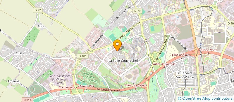 localisation de l'entreprise MADAME SALOME DUDOUIT à CAEN