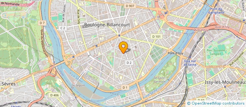 localisation de l'entreprise MADAME SALOME DUPERRON à BOULOGNE-BILLANCOURT