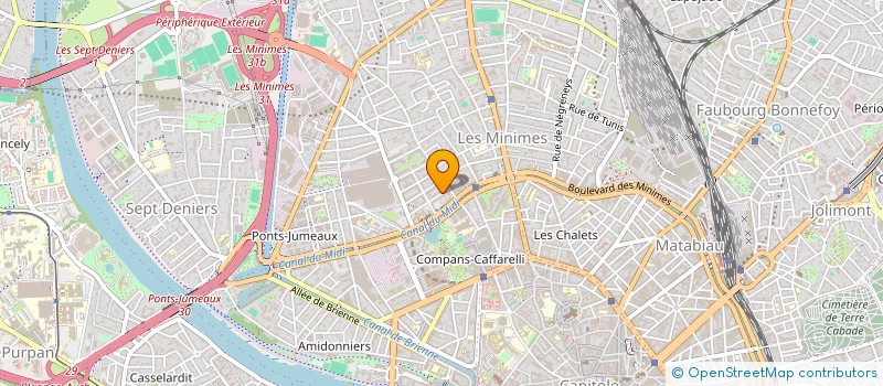 localisation de l'entreprise MADAME SALOME DUPIN  TOULOUSE