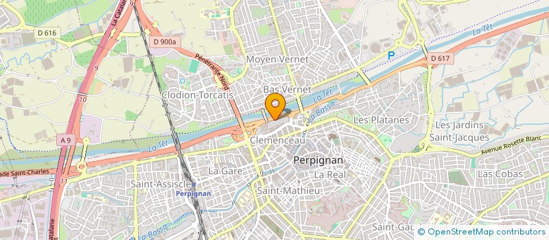 localisation de l'entreprise MADAME SALOME-ESPERANZA RAZQUIN  PERPIGNAN