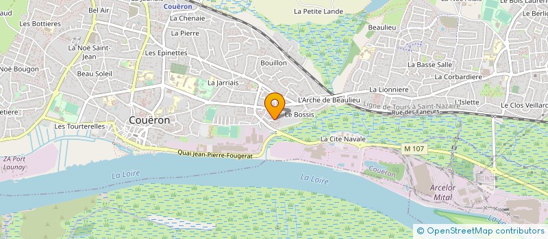 localisation de l'entreprise MADAME SALOME GAIGNARD à COUERON