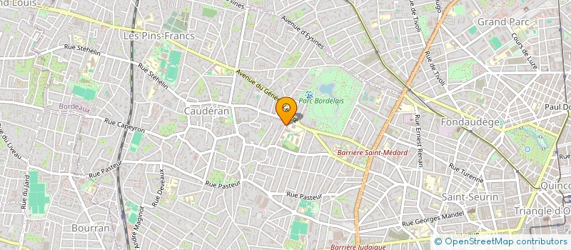 localisation de l'entreprise MADAME SALOME GERARD  BORDEAUX