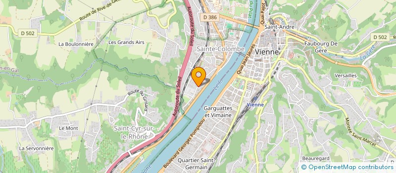 localisation de l'entreprise MADAME SALOME GONZALEZ  SAINTE-COLOMBE