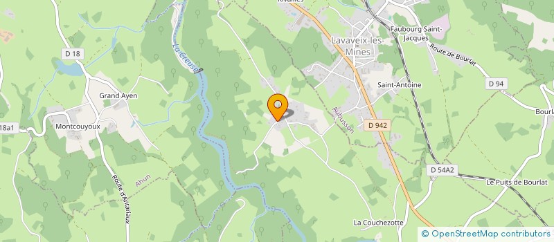 localisation de l'entreprise MADAME SALOME GRANGETTE à SAINT-MARTIAL-LE-MONT